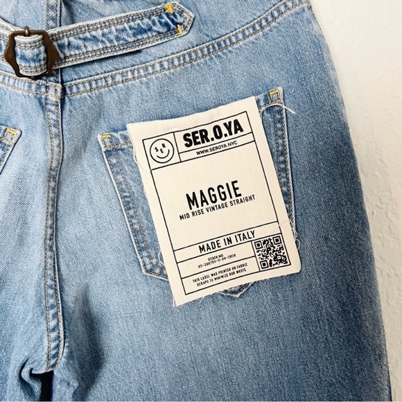 SER.O.YA Denim - SER.O.YA Maggie Mid Rise Vintage Straight Women's Jeans